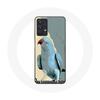 Case - Maniacase - Samsung Galaxy A32 4G - Black - Flexible - Blue Ring-necked Parakeet