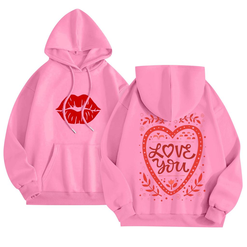 Женская толстовка с капюшоном и круглым вырезом, длинными рукавами и цветочным принтом