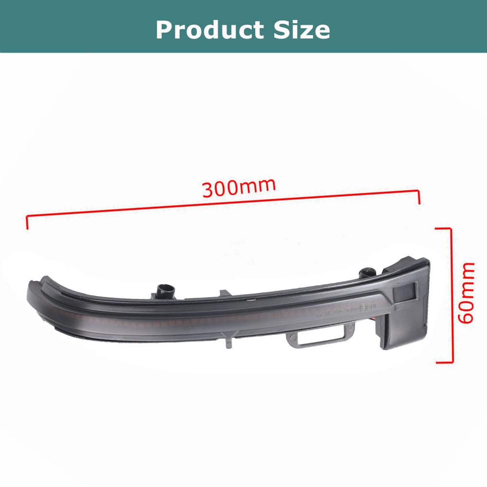 2 шт. Светодиодные динамические мигающие огни боковых зеркал для Peugeot 308 2013-2019 Без ошибок Последовательные бегущие указатели поворота