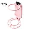 Hiking Beverage Holder Foldable Belt Drink with Stable Buckle, Anti-Slip Hands Free Carrier Clip Waist Cup Caddy, Portable Outdoor Camping Travel