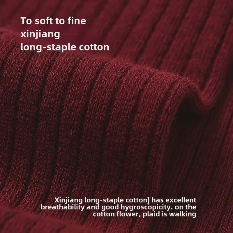 Носки Renaissance Red Silver Silk Lace Mid Tube для женщин, модные универсальные хлопковые носки для осени и зимы