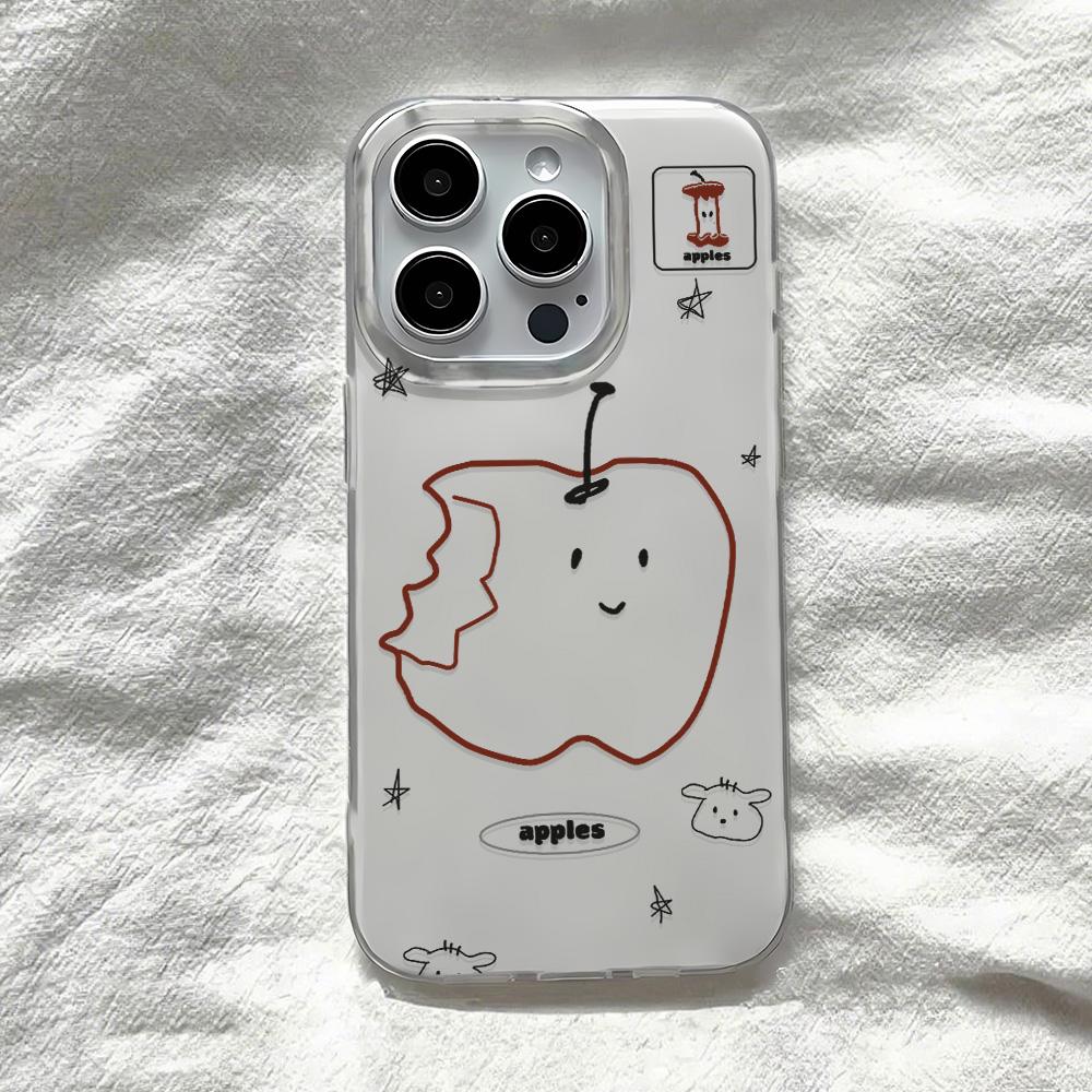 Расписной чехол для телефона для iPhone 12 13 15 16 iPhone 16 12 13 14 15 Pro 14 15 16 Pro Max Полное покрытие Противоударный Защита от отпечатков пальцев Свежий стиль Защитный чехол