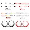 SHINEKA ABS Car Exterior Front Headlight Lamp & Racing Front Grille Decoration Cover for Jeep Wrangler JL Gladiator JT 2018 Up