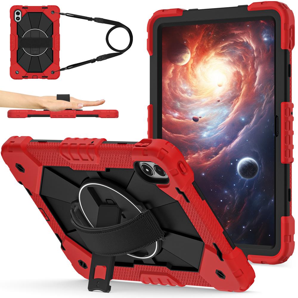 Силиконовые+ПК чехлы для планшета 12,1'' Xiaomi Redmi Pad 2 Pro/Poco Pad M1, противоударная обложка, Fundas, вращающаяся подставка, корпус