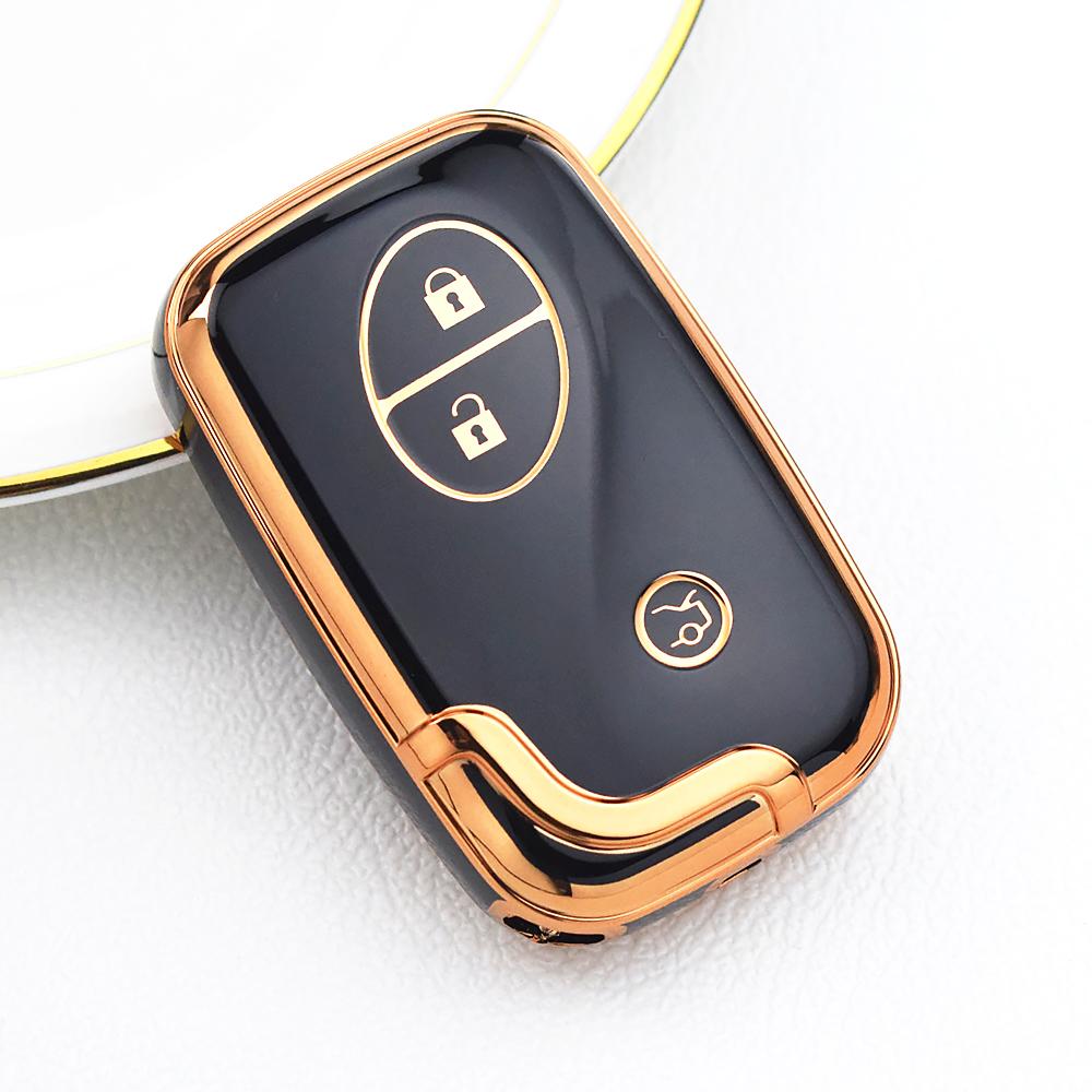 3 кнопки Авто Ключ Оболочка Бесключевой Защитник для Lexus LX570 IS350 RX350 IS250 GS430 ES350 GS350 TPU Чехол для ключа автомобиля Крышка Брелок