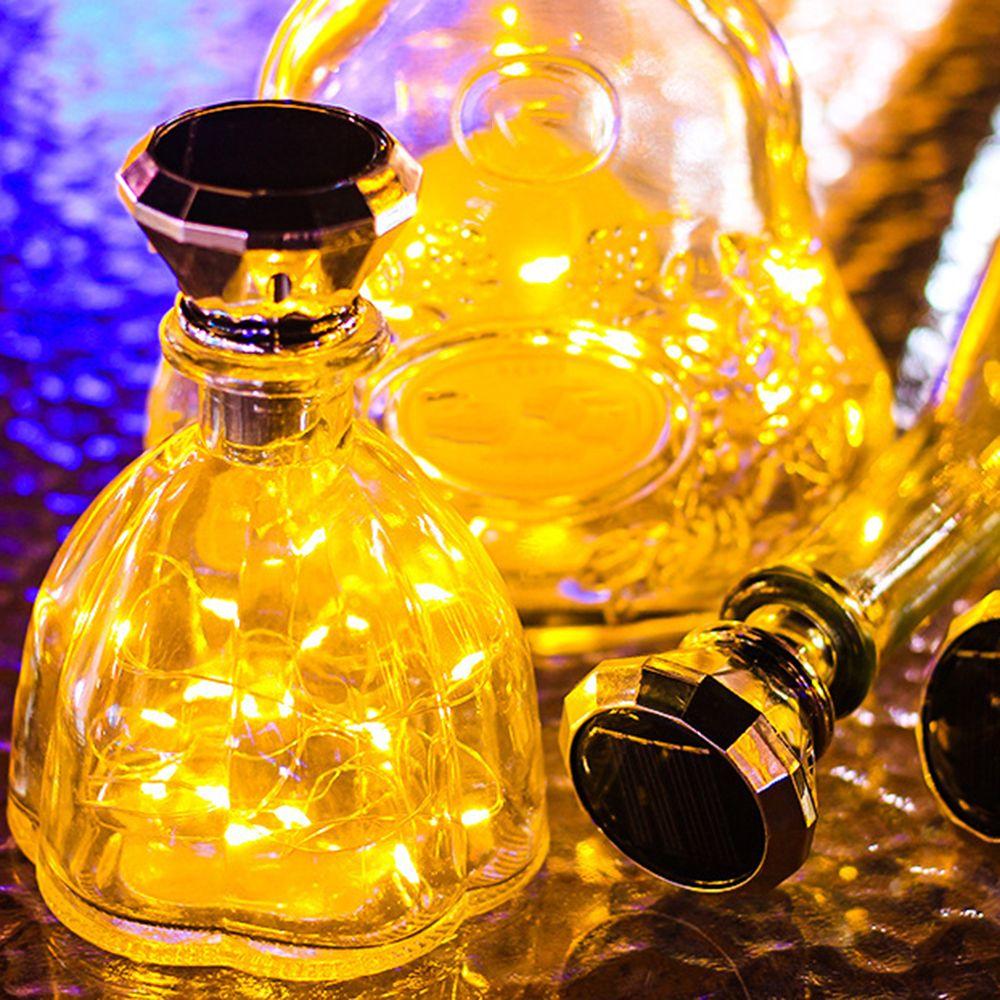 Солнечный свет для винных бутылок, солнечный гирлянда, солнечный ночник, винная бутылка, лампа на открытом воздухе