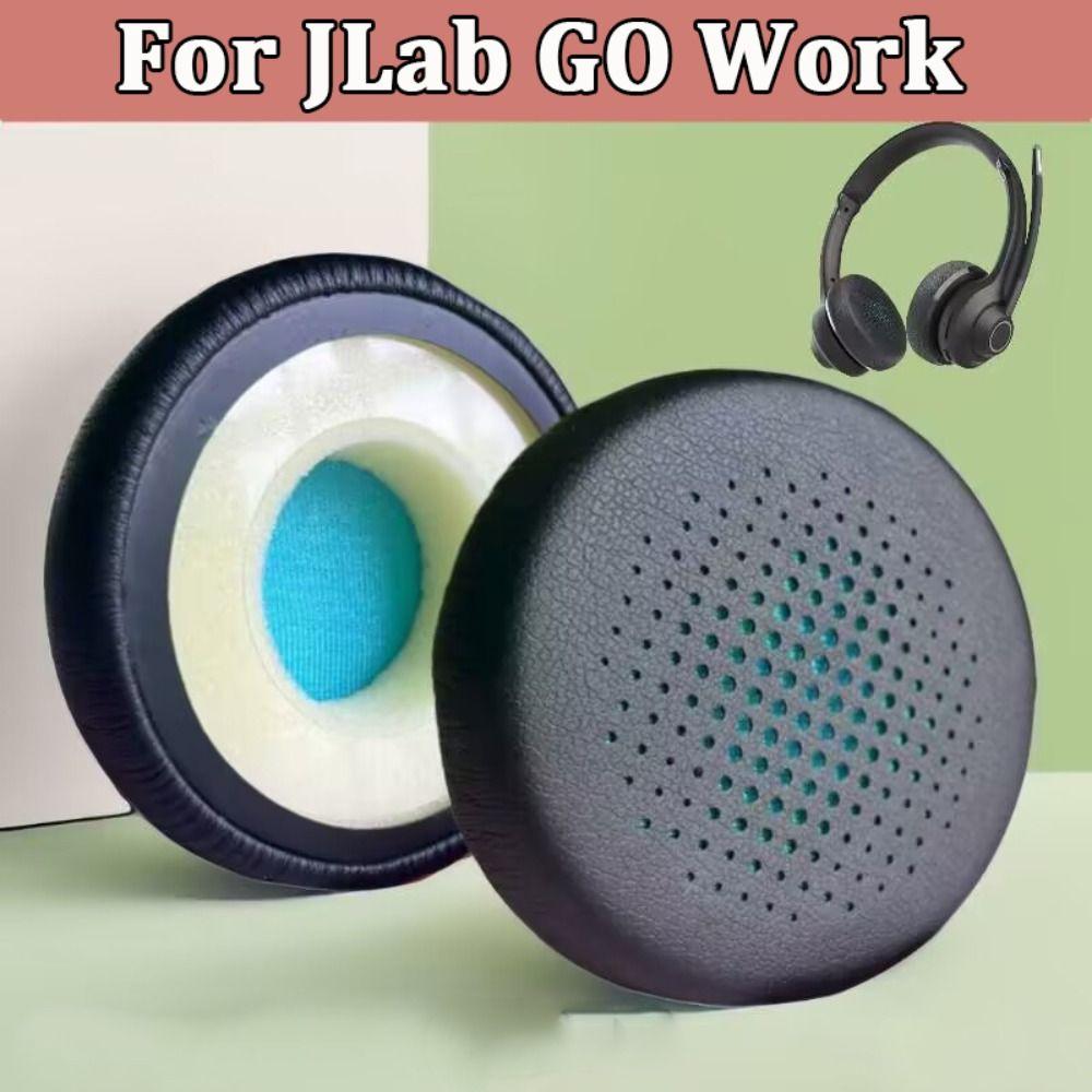 2Pcs Memory Foam Ear Pads Replacement Earpads Headset Earmuff for Jlab GO Work Headphone Accessories