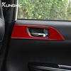 Carbon Fiber Style Interior Sticker Trim for Subaru Impreza 2009 2010 2011 Door Handle Area