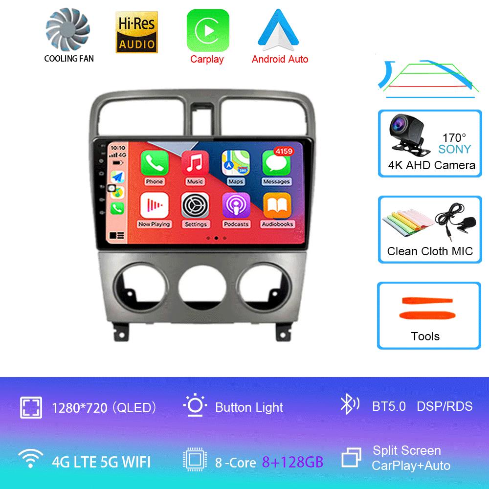 Для Subaru Forester SG 2004 - 2008 Автомобильное радио Android 14 Carplay Навигация GPS Мультимедийный проигрыватель 5GWiFi+4G стерео 2 DIN BT Авто