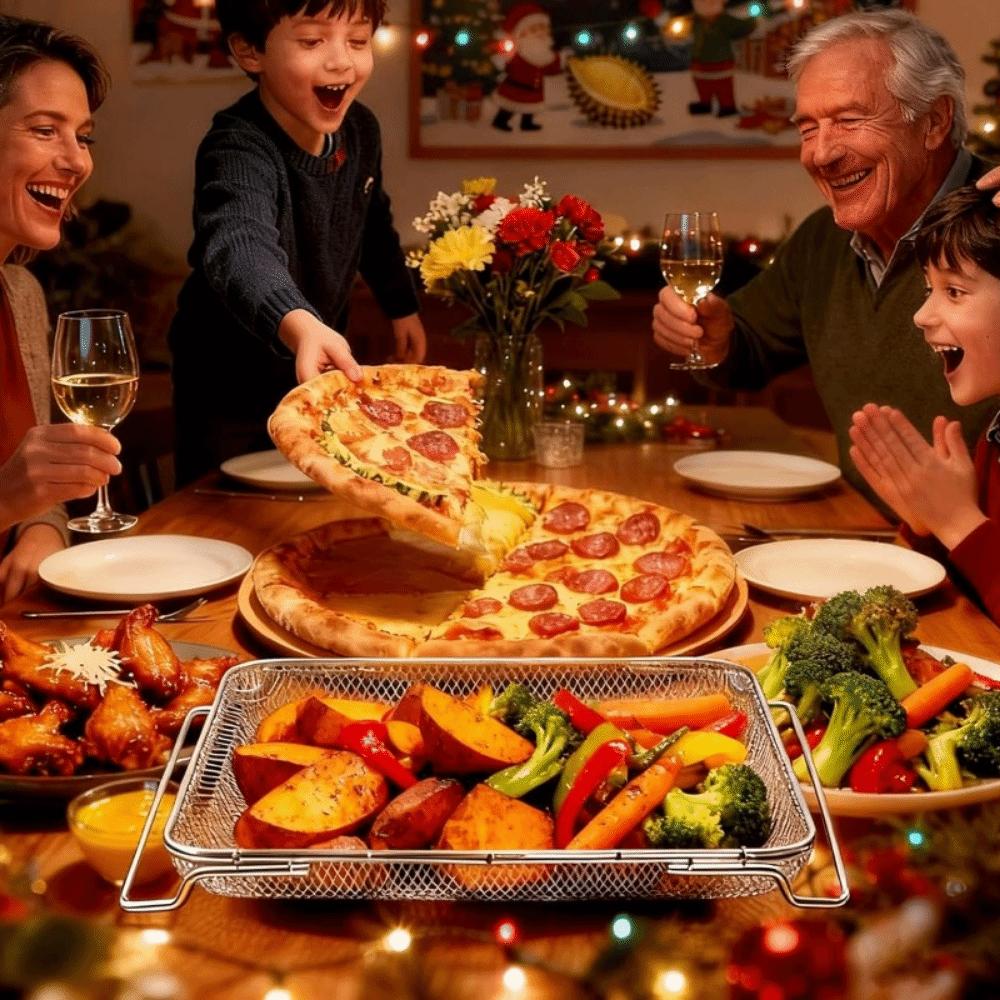 Dishwasher Safe Air Fryer Replacement Mesh Baskets Heat-resistant Air Fryer Basket  French Fries