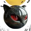 Black Cat Stone Figurine Resin Cat Head Healing Stone Marble Texture Cat Stone Keepsake Gift Office Home Desktop Decoration