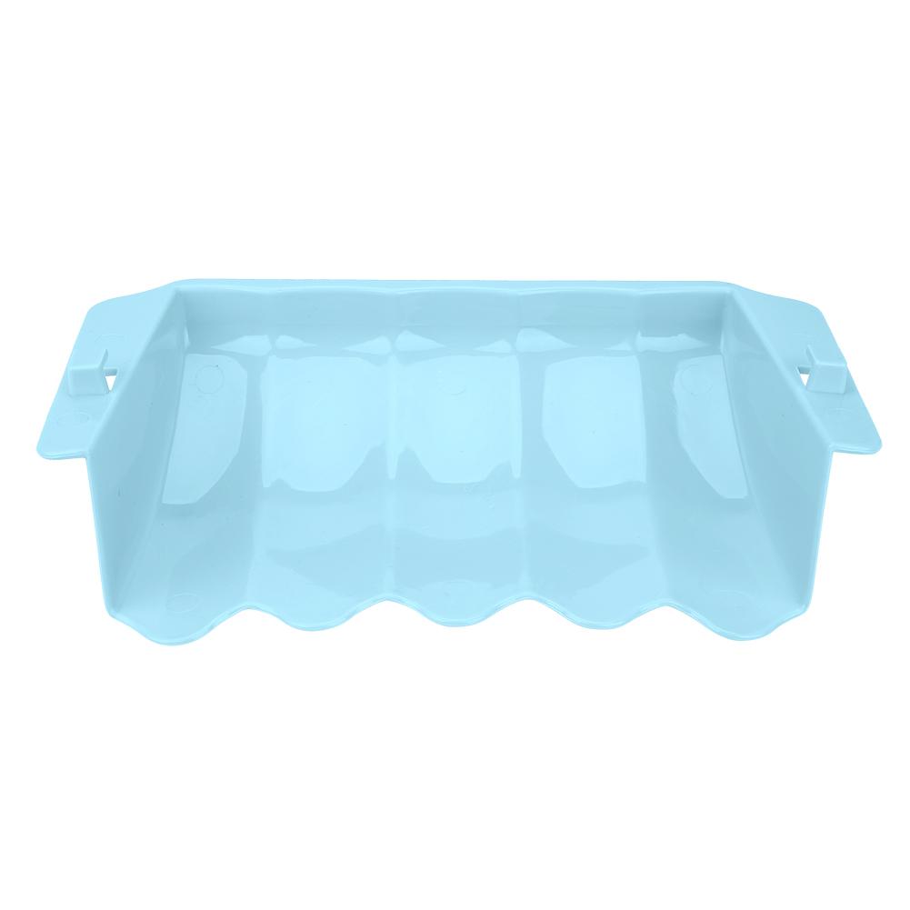 Простая пластиковая кормушка для травы, миска для сена для питомца, подставка-сушилка, кролик, крыса(синий)