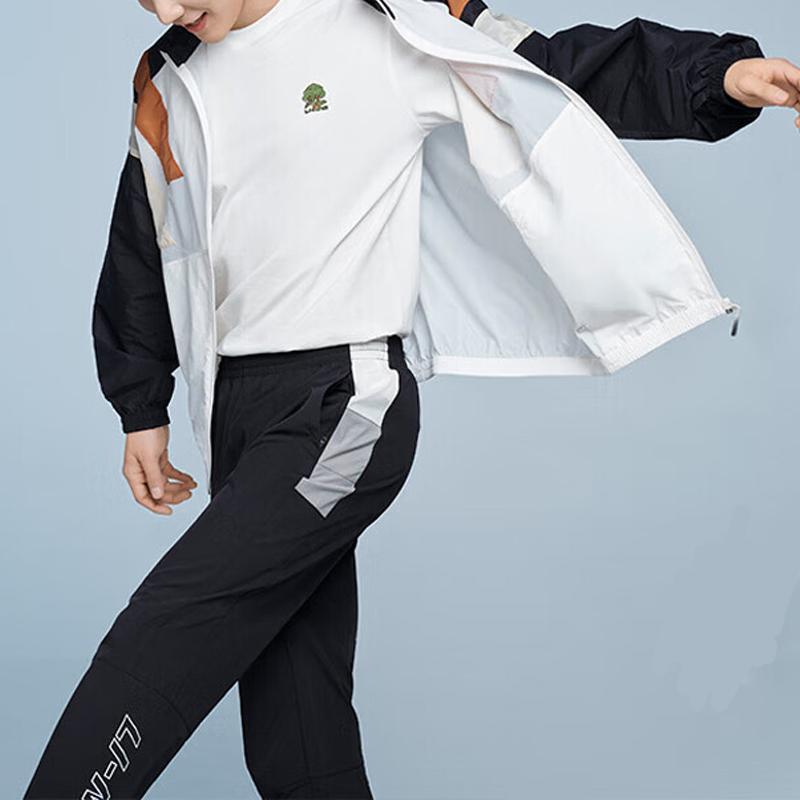 Спортивная модная коллекция Li Ning Футболка мужская Слоновая кость AHST183-1