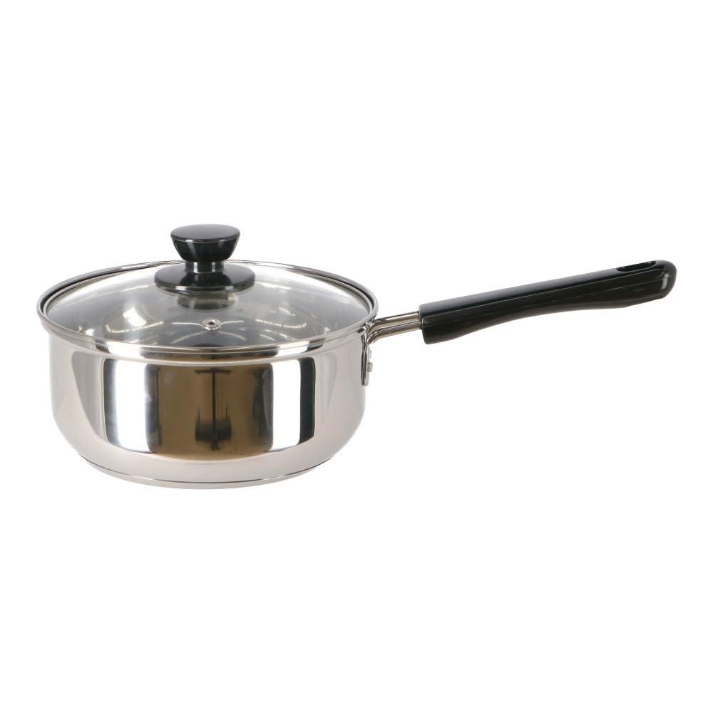 Konan Original IH Compatible Saucepan with Triple-Layer Aluminum Bottom, 18cm (KHM05-8128)