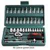 46-Piece Auto Repair Socket and Wrench Set