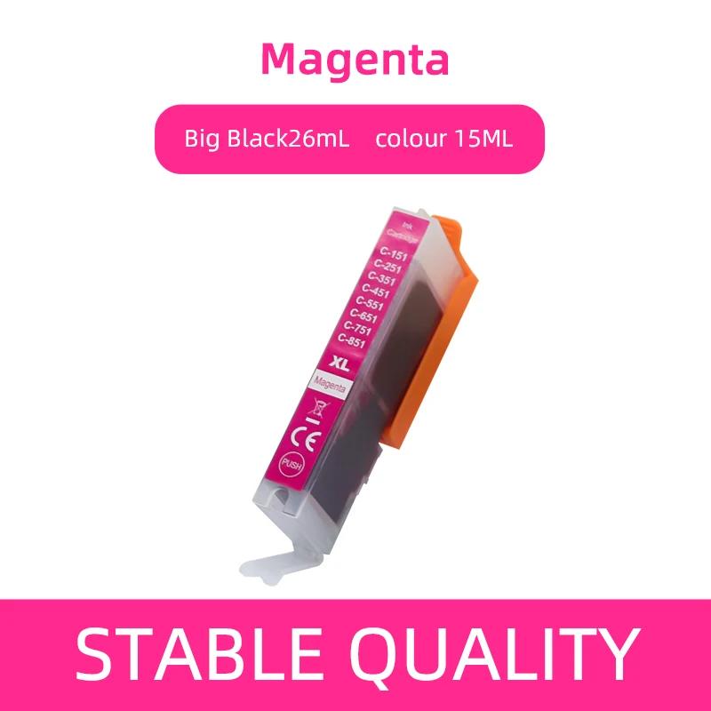 PGI-750XL CLI-751XL Ink Cartridge, For Canon lX6870 lX6770 MX927 MX727 IP7270 MG5570 MG5670 MG6370 IP8770 MG7170 MG7570 Printer