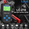 Lancol LC210 12 В/24 В интеллектуальный автомобильный тестер аккумулятора с ЖК-экраном 40-2000 CCA анализатор аккумуляторной системы автомобильный тестер генератора