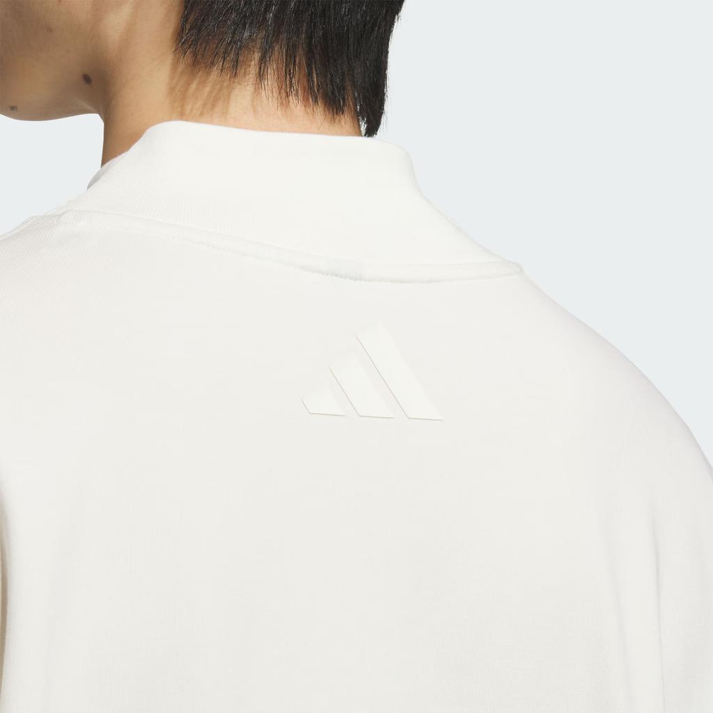 Adidas Домашняя футболка с длинным рукавом, свободного кроя, с круглым вырезом, модная, мягкая, с длинным рукавом, мужские топы Han-Jade-White JL6066