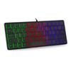 Wired Keyboard Mini Five-row 3-color Luminous Gaming Keyboard Computer Notebook Office Keypad