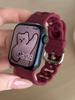 Силиконовый ремешок для Apple Watch band 45мм 44мм 40мм 41мм 42мм 49мм дышащий браслет correa iWatch ultra series 8 7 6 5 4 SE