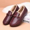 Processing Custom Winter New Velvet Thickened Cotton Shoes Women's Non-slip Warm Middle-aged and Elderly One-pedal Soft-soled Mother Shoes