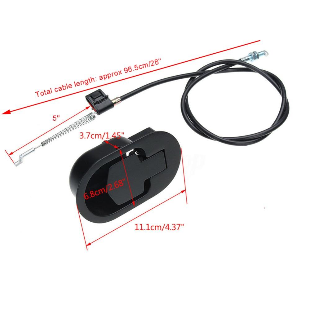 Black finished surface Pull Cable Switch Aluminum accessory parts Furniture Latch  Sofa chair refit