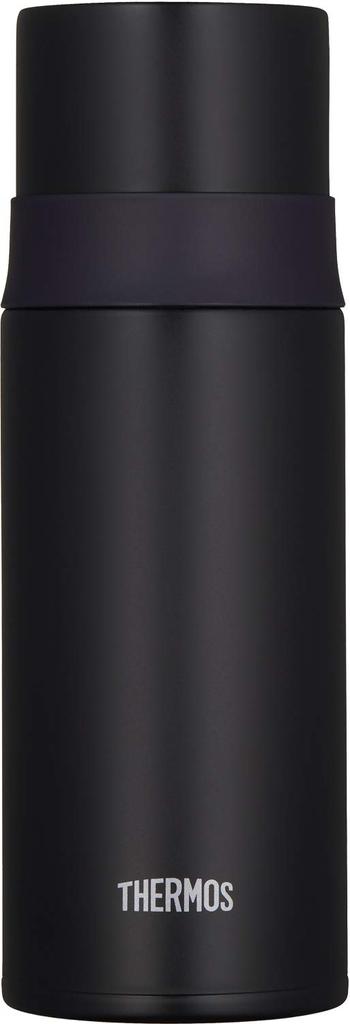 Thermos Water Bottle Stainless Steel Slim Bottle Matte Black 350ml MTBK FFM-351