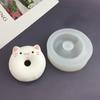 1pc For Baking Egg Bites Muffin Top Pan Chocolate Cake Pie Bakeware Tools Candle Molds Cartoon Animal Bunny Kitten Silicone Mold