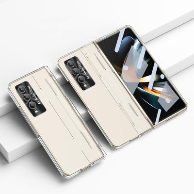 Для Samsung Fold4 Нескользящий чехол для телефона из полностью стеклянной пленки для Samsung Galaxy Z Fold4 5g Fold 4 Fold3 Fold 3 Защитный чехол