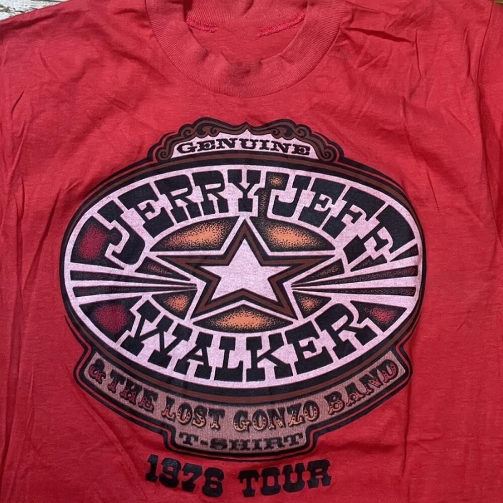 Популярная мужская футболка с коротким рукавом Jerry Jeff Walker S-235XL 10D354 Унисекс