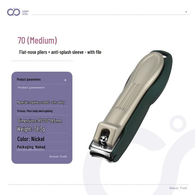 Nail Clippers & File Set: Scissors & Manicure Tools