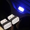2018 New Car Led Mini Usb Car Interior Foot Lamp Led Free Modified Lighting Car Usb Atmosphere Lights Car Styling Accessories