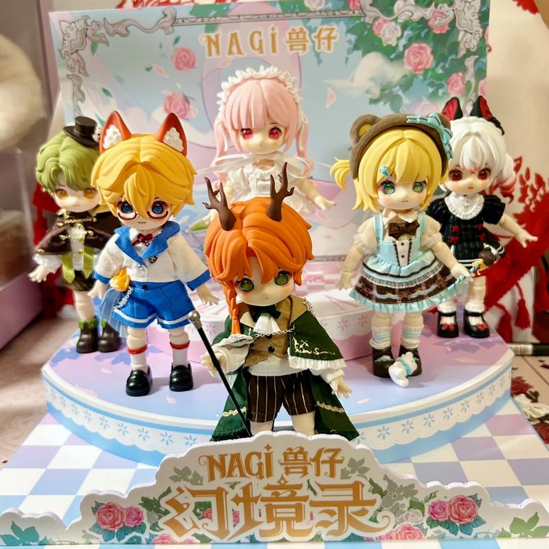 Серия кукол BJD Nagi Mirage Record, слепой бокс, таинственные трендовые игрушки, милая экшн-фигурка из аниме, рождественский подарок, настольное украшение V5 1/12, случайный модный сюрприз