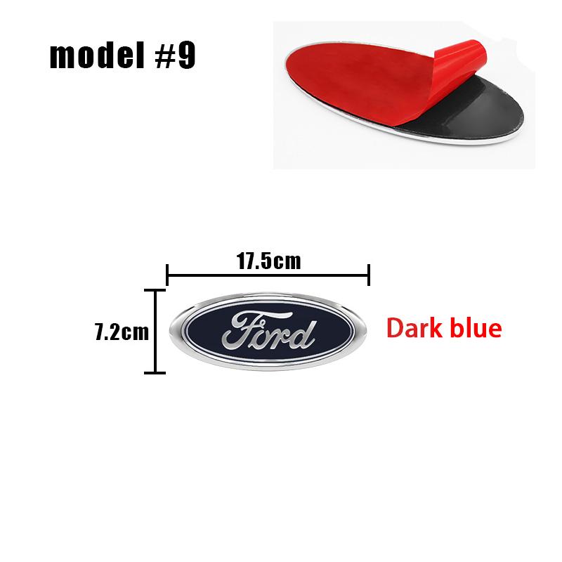 BBAG3 Ford Logo Front Grille Logo Hood Badge Emblem Auto Replacement Accessories For Focus mk2 mk3 Fiesta F150 F250 Ranger Mondeo mk4