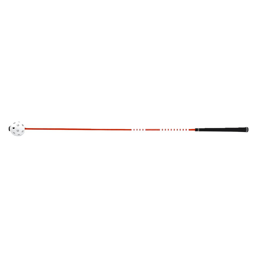 Golf Swing Trainer 119cm Length Comfortable Grip Portable Golf Hollow Ball Swing Practice Stick