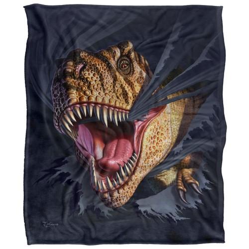 JQ Licensing Jlo Silky Dinosaur Supersoft Blanket