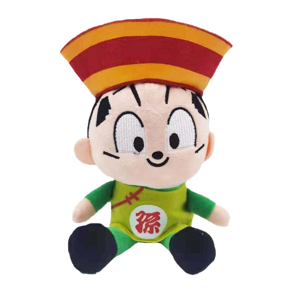 20см Плюшевые игрушки Dragon Ball Z Аниме Японии Супер Сайян Гоку Вегета Пикколо Транкс Гохан Мультяшная фигурка Мягкие куклы Подарки