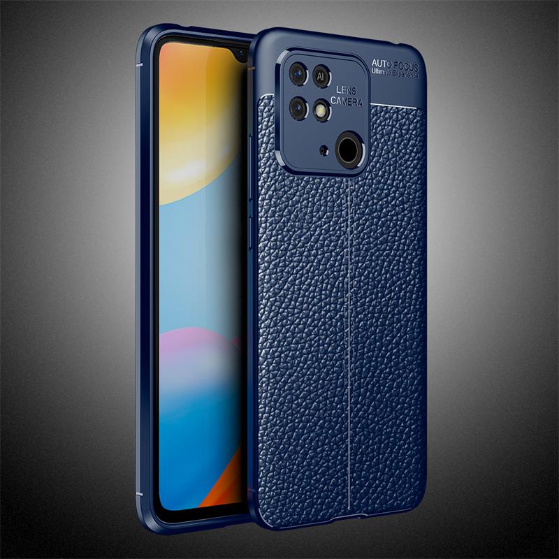 Чехол для Xiaomi Redmi 10C Чехол Redmi 10C 10A 10 5G 9 9A 9C 12C Чехол Силиконовый роскошный Кожаный Резиновый Чехол Для Redmi 10C Чехол