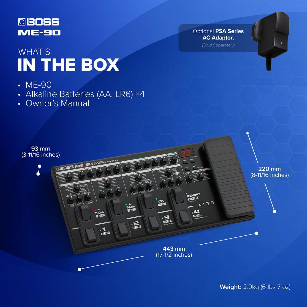 BOSS ME-90 Guitar Multiple Effects Multi-effector BOSS