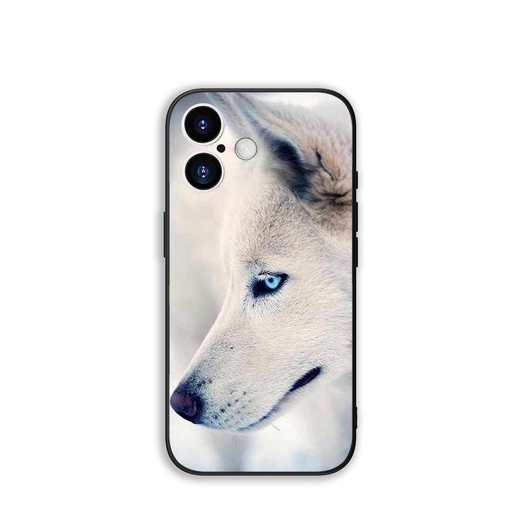 Phone Cover Animal Lovely Husky Dog Casing for Samsung Galaxy S25 S24 S22 S23 FE Ultra Plus A56 A05 A06 A15 A16 A55 S7 Edge Case