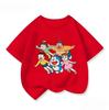 Summer Cute Short Sleeve Tee Children Lovely Cartoon Print Fashion Street Style Tops Doraemon Boys Girls Clothes 314Y