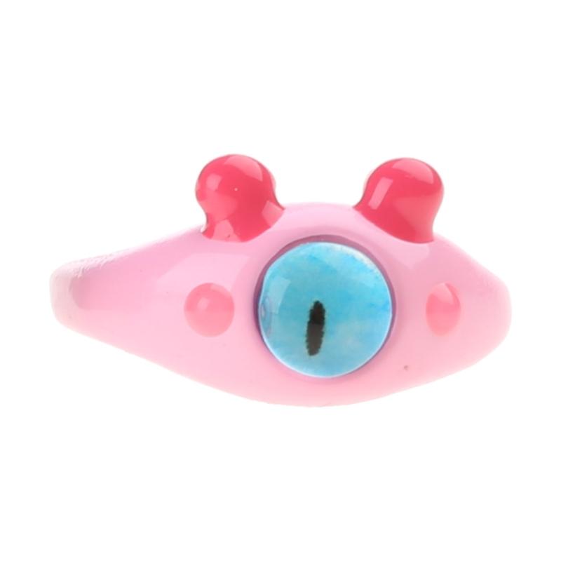 9 шт. Уникальные милые монстрики Кольцо Мультяшный глаз Открытое кольцо Регулируемое Резиновое кольцо на палец Подарок для детей и взрослых