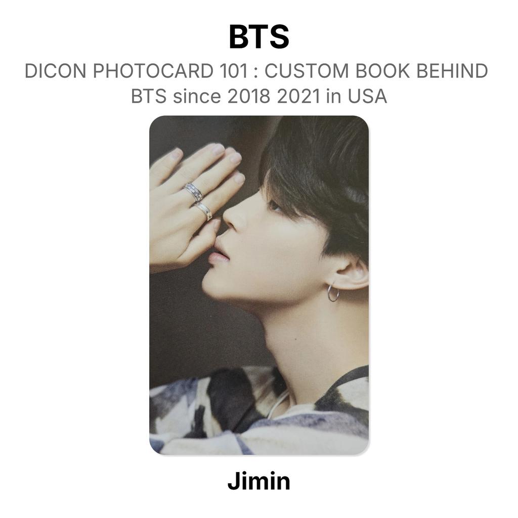 BTS DICON ФОТОКАРТА 101 : КАСТОМНАЯ КНИГА ПОСЛЕ BTS с 2018 по 2021 год в США Официальная фотокарточка
