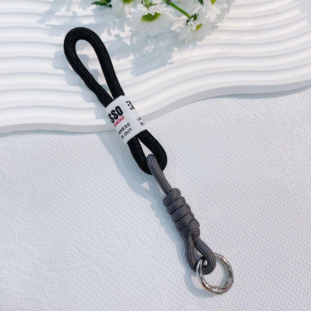 Анти-потеряшка, цветной узел, креативный плетеный шнурок, брелок, рюкзак, декор