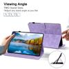 Для Samsung Galaxy Tab A7 Lite (Galaxy Tab A7 Lite Wi-Fi SM-T220, Tab A7 Lite LTE SM-T225).Чехол для планшета из искусственной кожи с изысканным цветочным тиснением