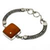 Mookaite Gemstone 925 Silver Plated Handmade Jewelry Bracelet 6-8"
