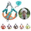 No Pull Pet Dog Harness and Leash Set Adjustable Puppy Cat Harness Vest Reflective Walking Lead Leash For Small Dogs Chihuahua