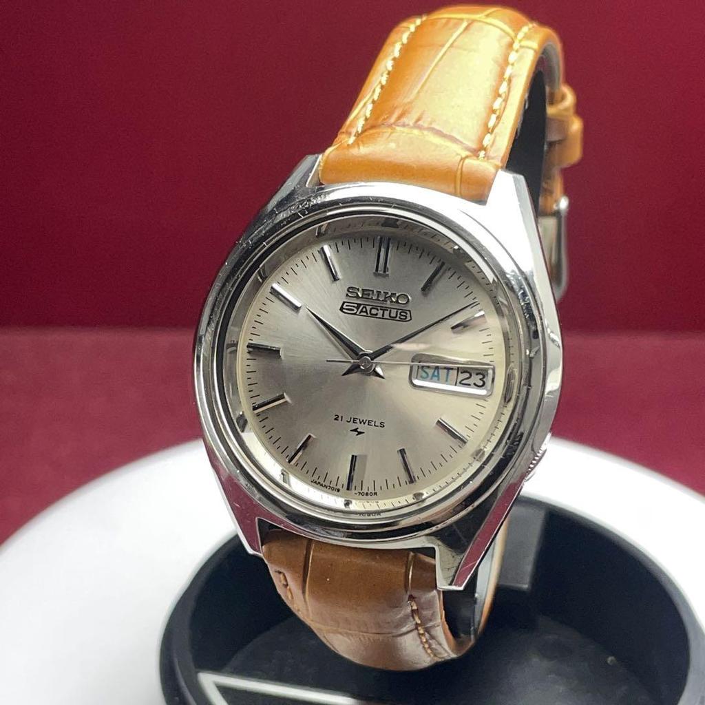 [USED] Crystal: 1972 Seiko 5 Actus Automatic Watch, Made In Japan
