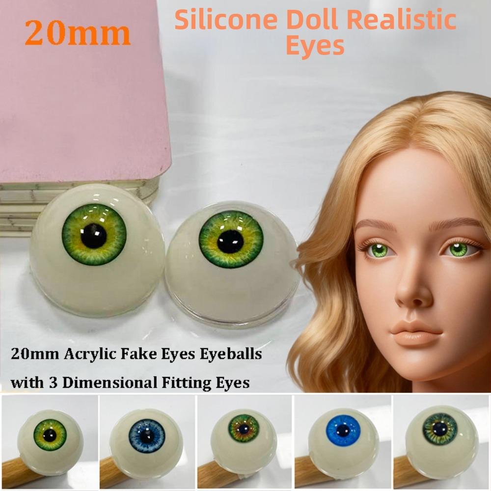 1pair 10 Styles Silicone Doll Simulation Eyeballs Safety Animal Toys Accessories For BJD Doll