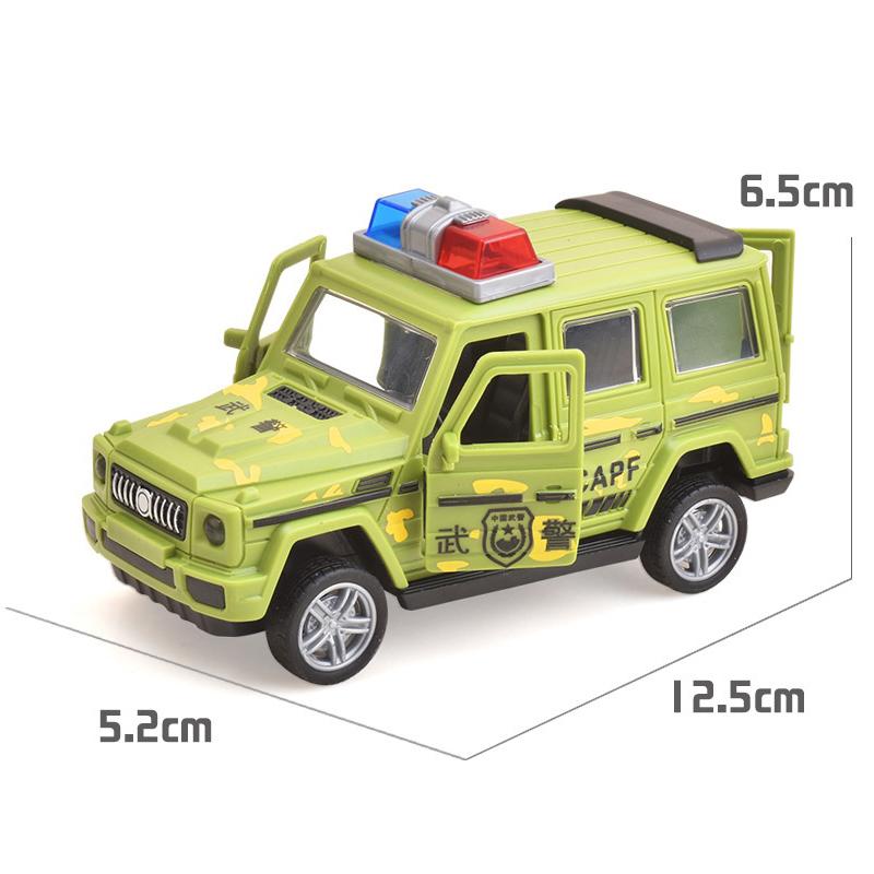 1Pcs Simulated Fire Fighting Scene Car Mini Pull Back Toy Vehicle Model Wind Up Police Truck Ambulance For Children Boys Gift